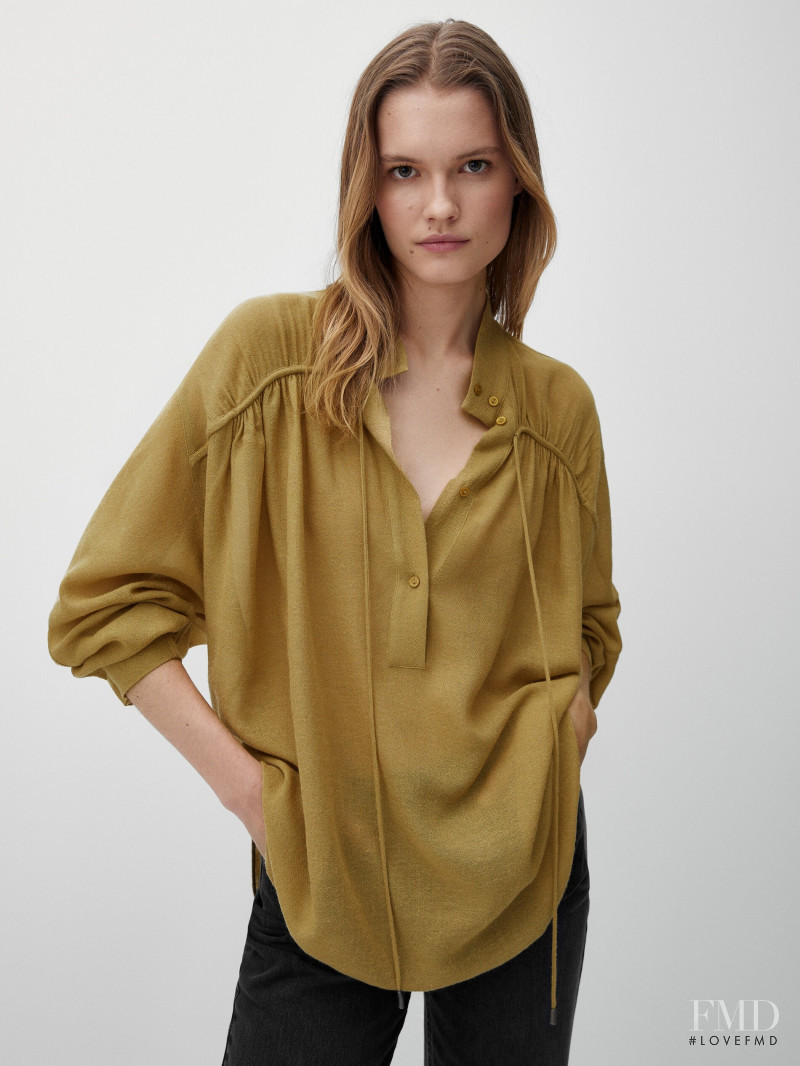 Elsemarie Riis featured in  the Massimo Dutti catalogue for Winter 2021