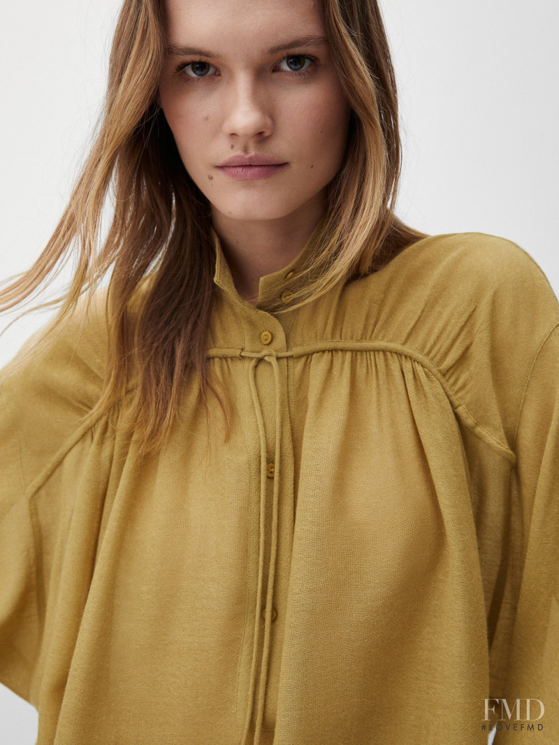 Elsemarie Riis featured in  the Massimo Dutti catalogue for Winter 2021