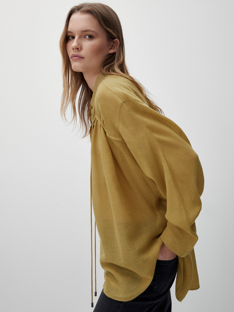 Elsemarie Riis featured in  the Massimo Dutti catalogue for Winter 2021