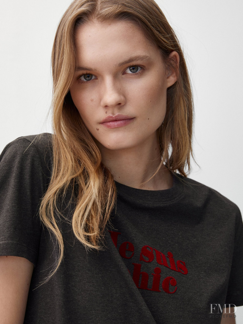 Elsemarie Riis featured in  the Massimo Dutti catalogue for Winter 2021