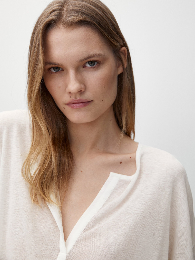 Elsemarie Riis featured in  the Massimo Dutti catalogue for Winter 2021