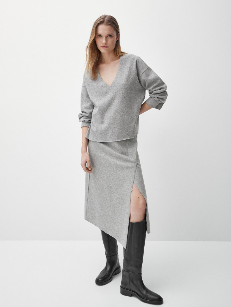 Elsemarie Riis featured in  the Massimo Dutti catalogue for Winter 2021