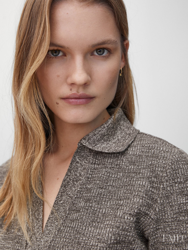 Elsemarie Riis featured in  the Massimo Dutti catalogue for Winter 2021