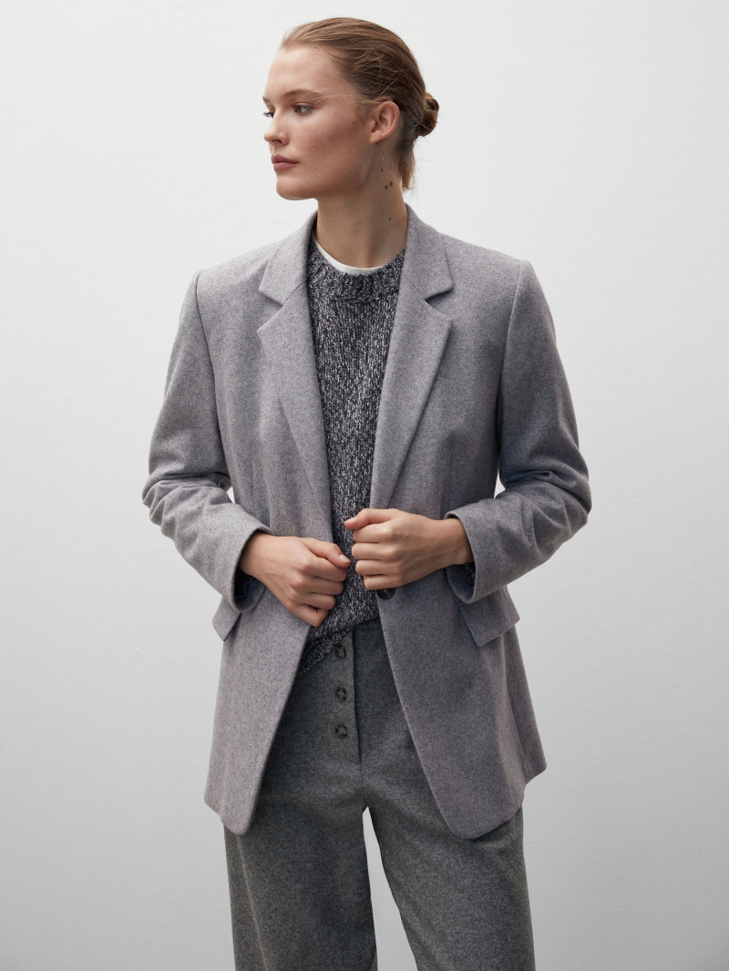 Elsemarie Riis featured in  the Massimo Dutti catalogue for Winter 2021