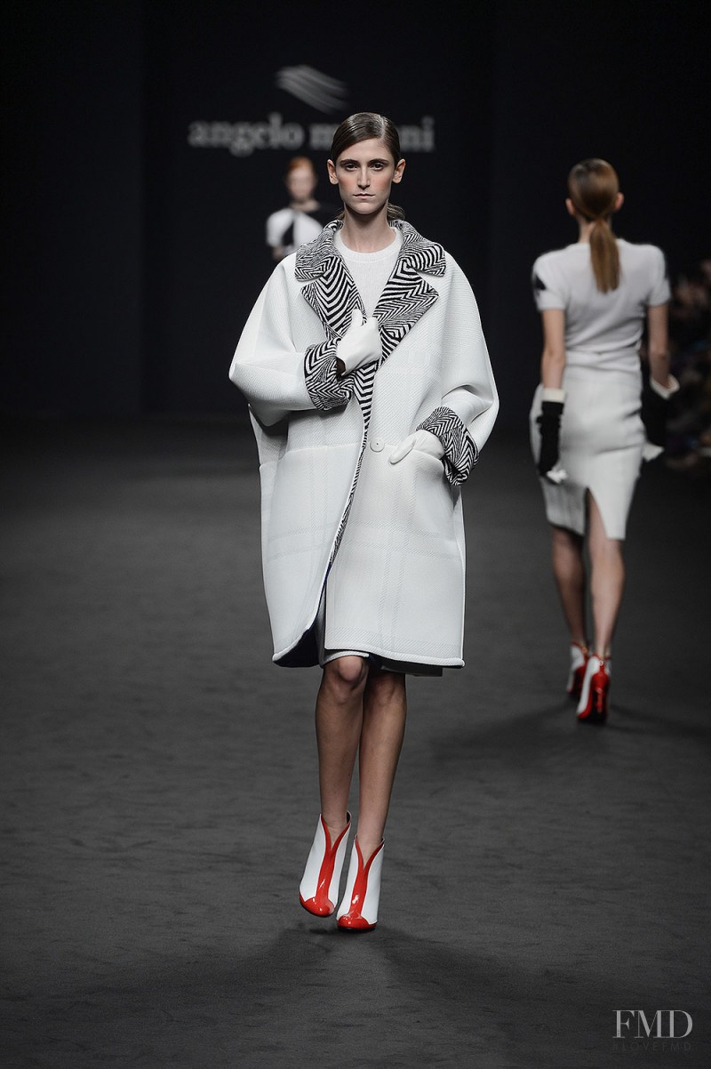 Daiane Conterato featured in  the Angelo Marani fashion show for Autumn/Winter 2013
