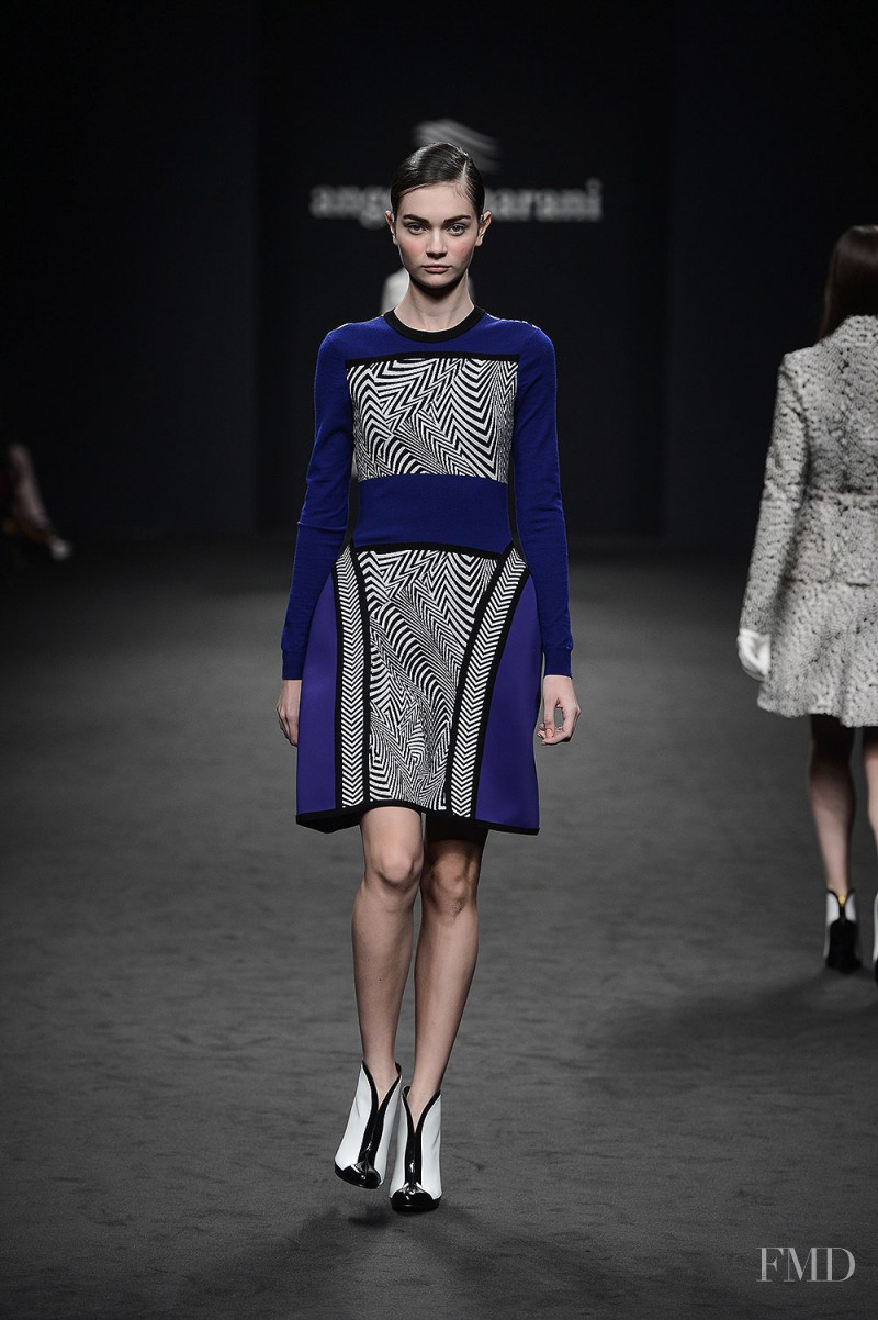 Antonina Vasylchenko featured in  the Angelo Marani fashion show for Autumn/Winter 2013