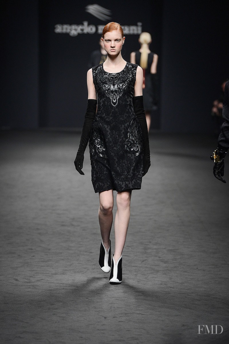 Anastasia Ivanova featured in  the Angelo Marani fashion show for Autumn/Winter 2013