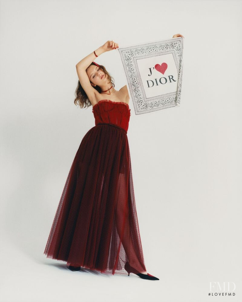 Giselle Norman featured in  the Christian Dior Amour advertisement for Spring 2020