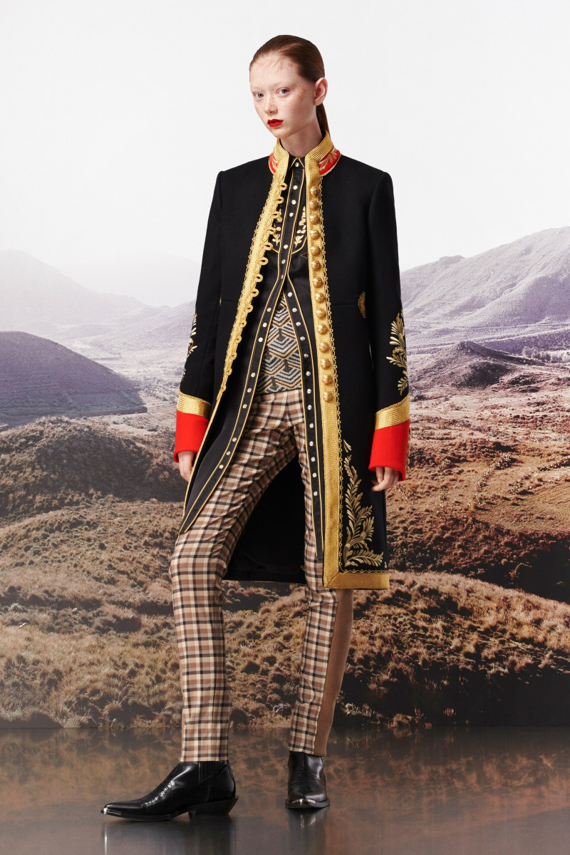 Sara Grace Wallerstedt featured in  the Paco Rabanne lookbook for Pre-Fall 2019