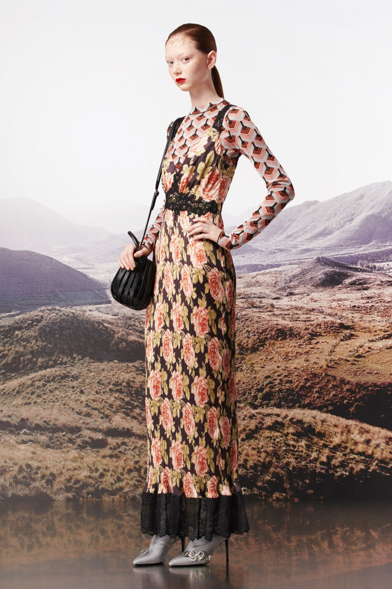 Sara Grace Wallerstedt featured in  the Paco Rabanne lookbook for Pre-Fall 2019