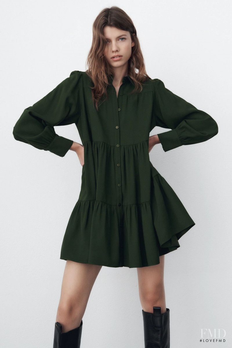 Mathilde Henning featured in  the Zara catalogue for Winter 2021