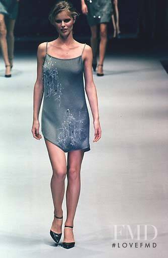 Eva Herzigova featured in  the Les Copains fashion show for Spring/Summer 1998