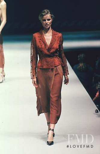 Eva Herzigova featured in  the Les Copains fashion show for Spring/Summer 1998