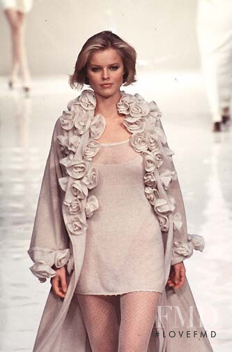 Eva Herzigova featured in  the Laura Biagiotti fashion show for Autumn/Winter 1997