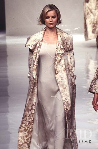 Eva Herzigova featured in  the Laura Biagiotti fashion show for Autumn/Winter 1997