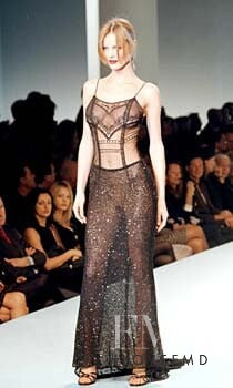Eva Herzigova featured in  the Gai Mattiolo fashion show for Autumn/Winter 1998