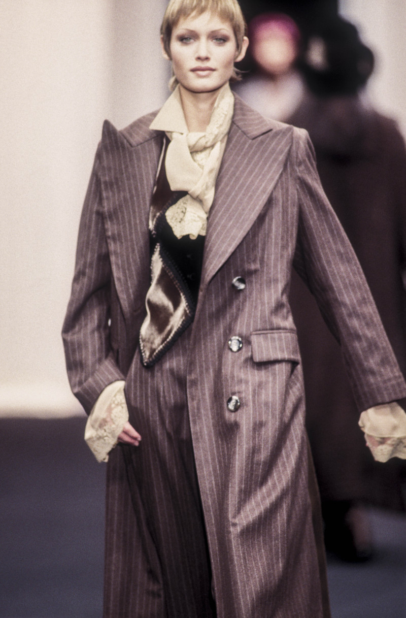 Amber Valletta featured in  the Alberta Ferretti fashion show for Autumn/Winter 1993