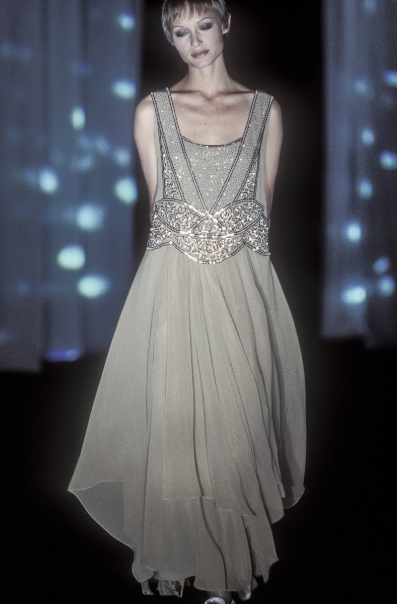 Amber Valletta featured in  the Alberta Ferretti fashion show for Autumn/Winter 1993