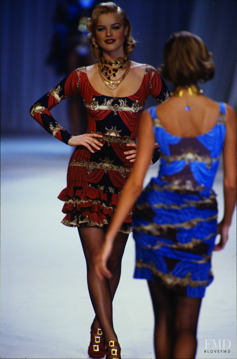 Eva Herzigova featured in  the Chloe fashion show for Autumn/Winter 1992
