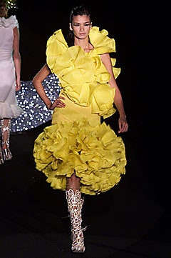 Antonio Berardi fashion show for Autumn/Winter 2001