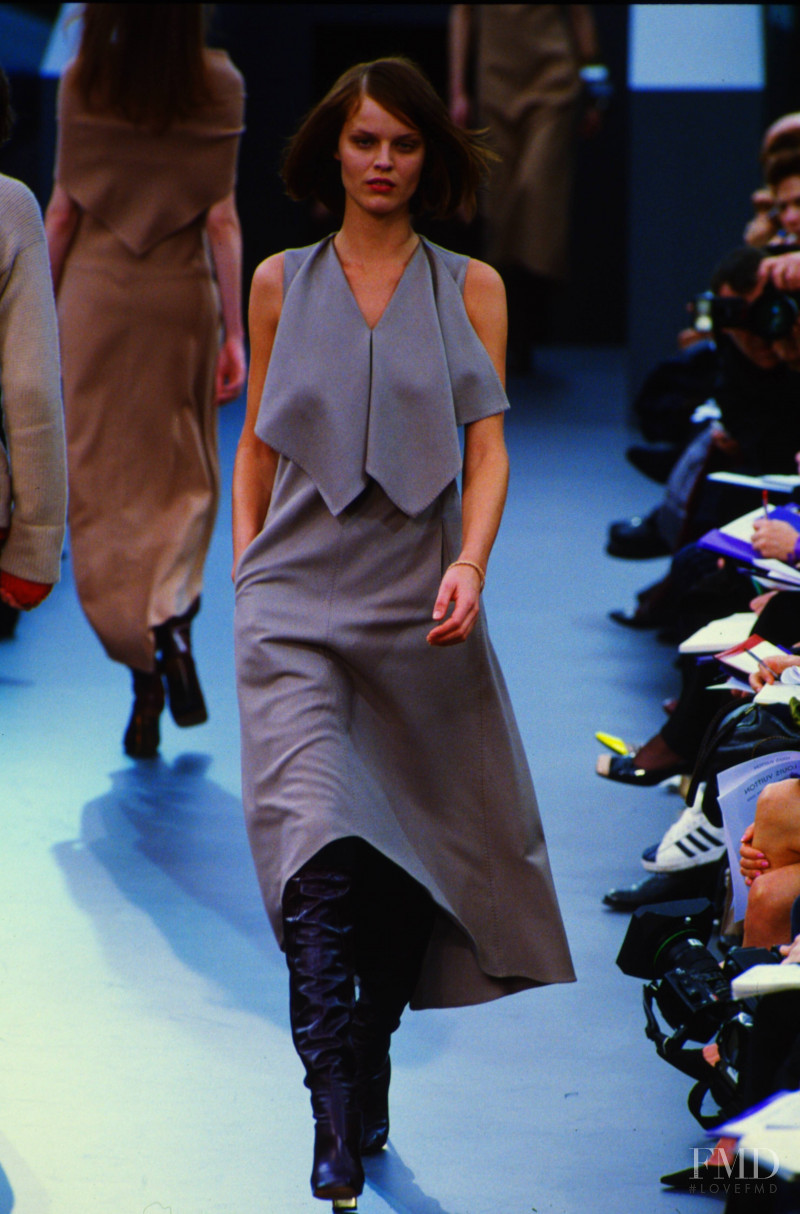 Eva Herzigova featured in  the Louis Vuitton fashion show for Autumn/Winter 1999