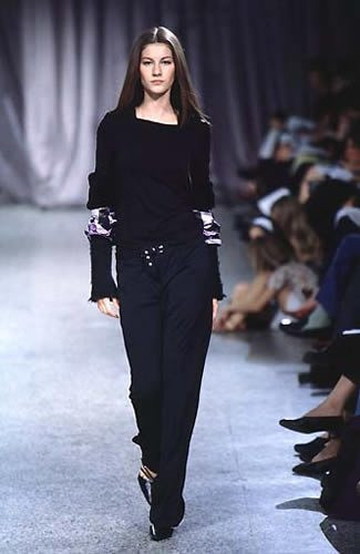 Gisele Bundchen featured in  the Daryl K / Kerrigan fashion show for Autumn/Winter 1998