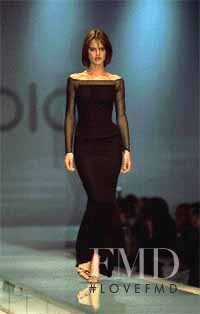 Eva Herzigova featured in  the Gai Mattiolo fashion show for Autumn/Winter 1999