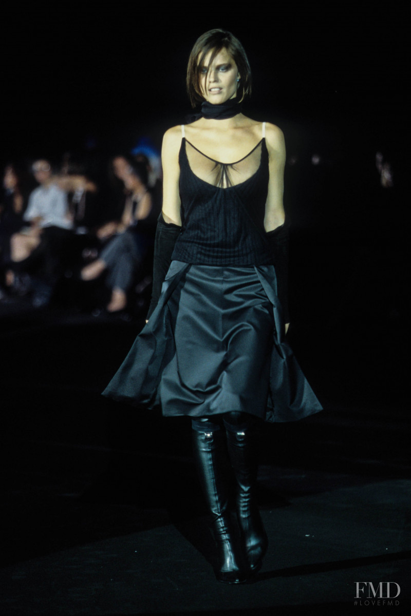 Eva Herzigova featured in  the Alessandro Dell\'Acqua fashion show for Autumn/Winter 1999