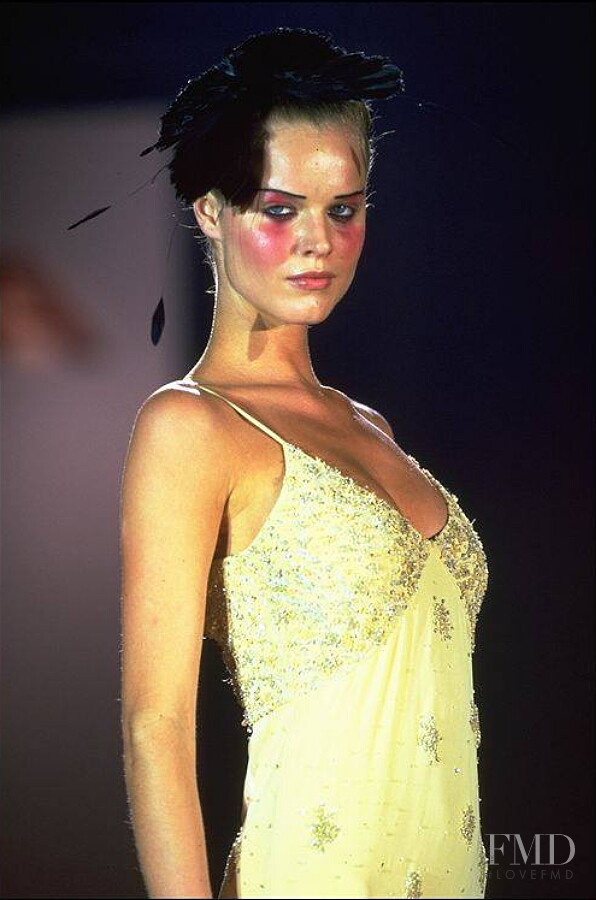 Eva Herzigova featured in  the Alma fashion show for Autumn/Winter 1997