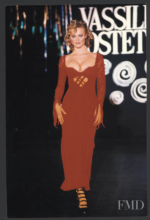 Eva Herzigova featured in  the Vassilios Kostetsos fashion show for Spring/Summer 1994