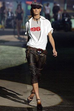 DSquared2 fashion show for Spring/Summer 2004