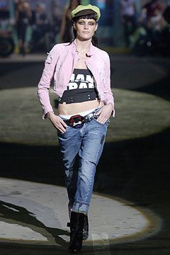 DSquared2 fashion show for Spring/Summer 2004