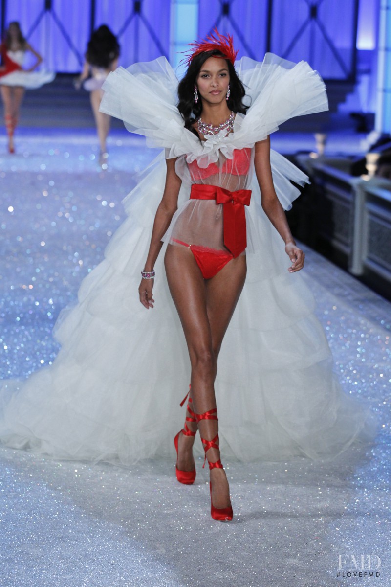 Lais Ribeiro featured in  the Victoria\'s Secret fashion show for Christmas 2011