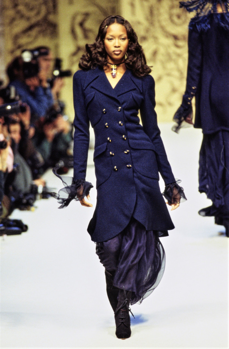 Naomi Campbell featured in  the Chanel Haute Couture fashion show for Spring/Summer 1993
