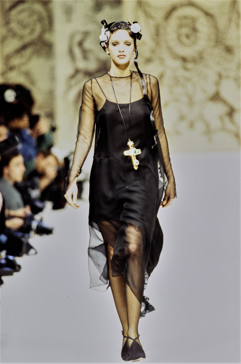 Patricia Hartmann featured in  the Chanel Haute Couture fashion show for Spring/Summer 1993