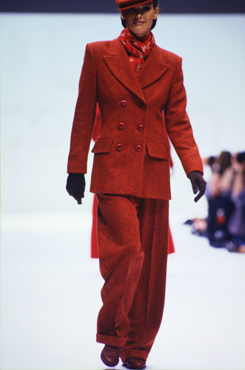 Shana Zadrick featured in  the Max Mara fashion show for Autumn/Winter 1993