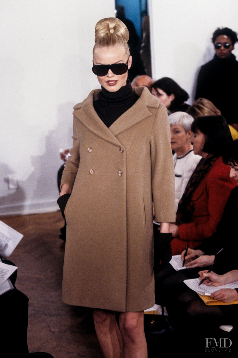 Eva Herzigova featured in  the Michael Kors Collection fashion show for Autumn/Winter 1995