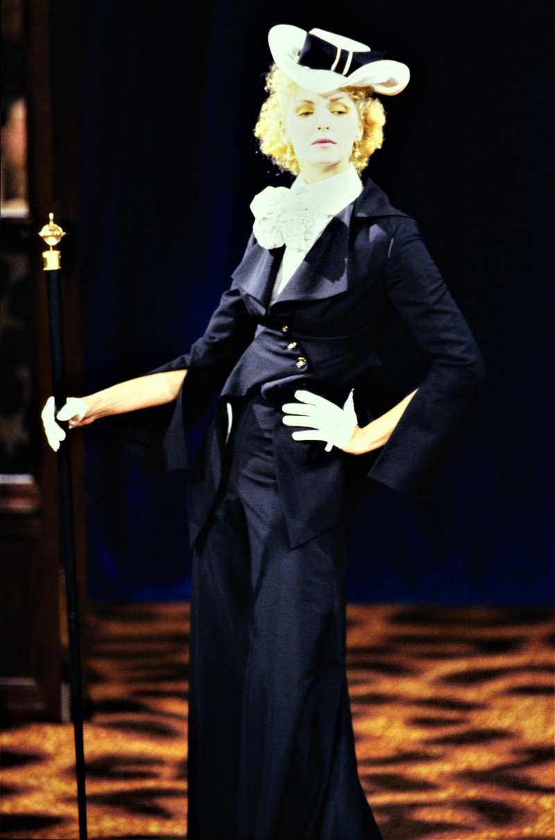 Simonetta Gianfelici featured in  the Vivienne Westwood fashion show for Spring/Summer 1994