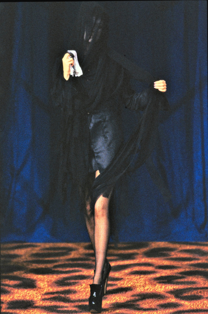 Tatiana Sorokko featured in  the Vivienne Westwood fashion show for Spring/Summer 1994