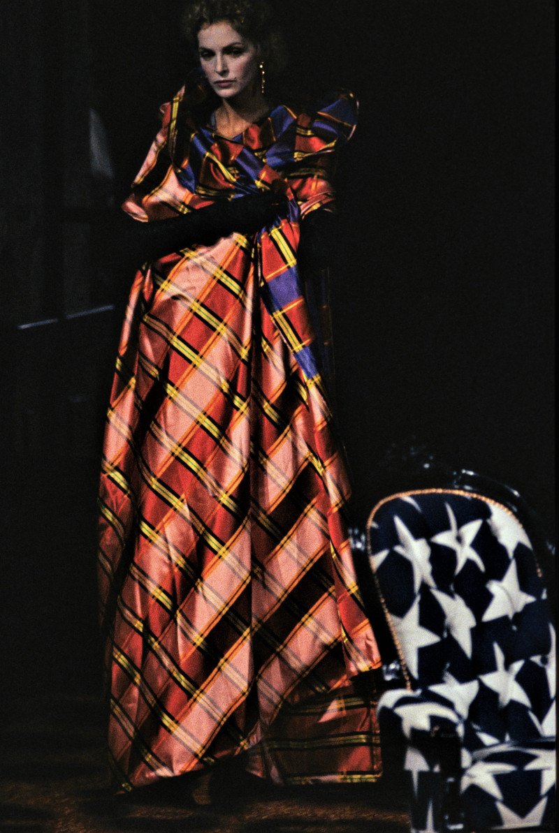 Simonetta Gianfelici featured in  the Vivienne Westwood fashion show for Spring/Summer 1994