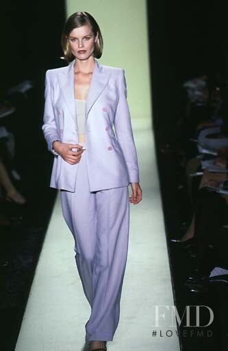 Eva Herzigova featured in  the Versace fashion show for Autumn/Winter 2003
