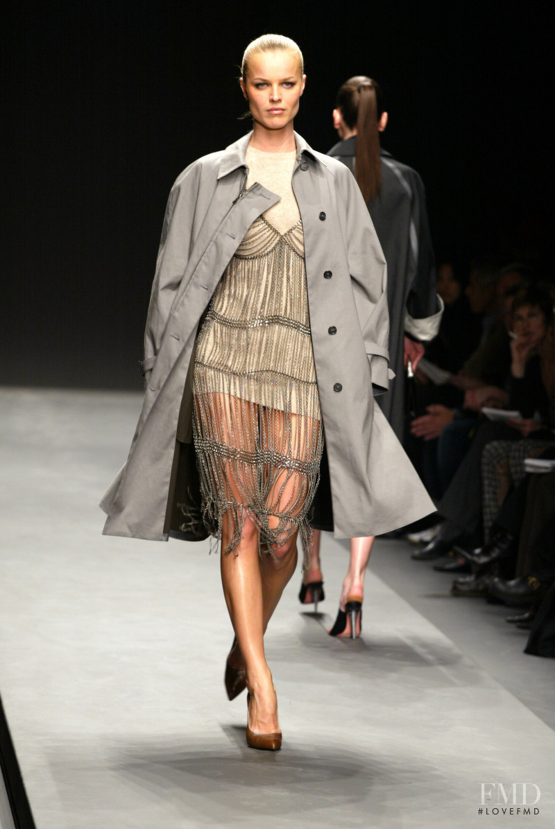 Eva Herzigova featured in  the Prada fashion show for Autumn/Winter 2002