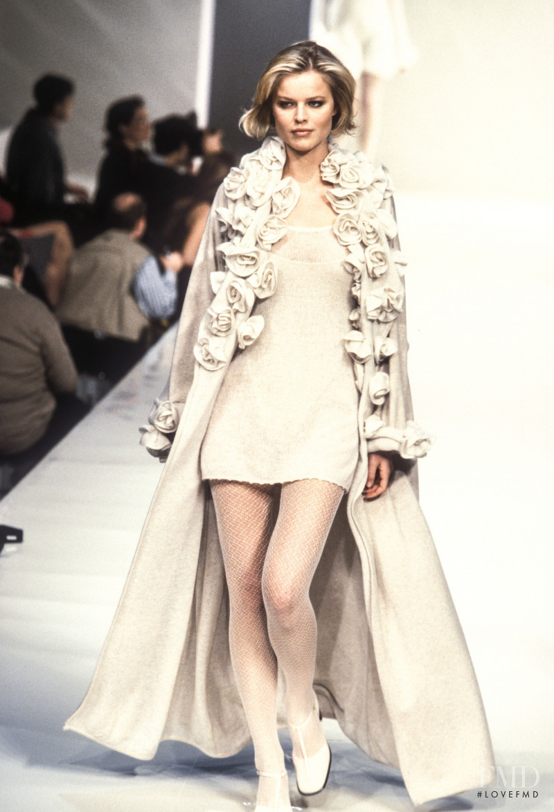 Eva Herzigova featured in  the Laura Biagiotti fashion show for Autumn/Winter 1997