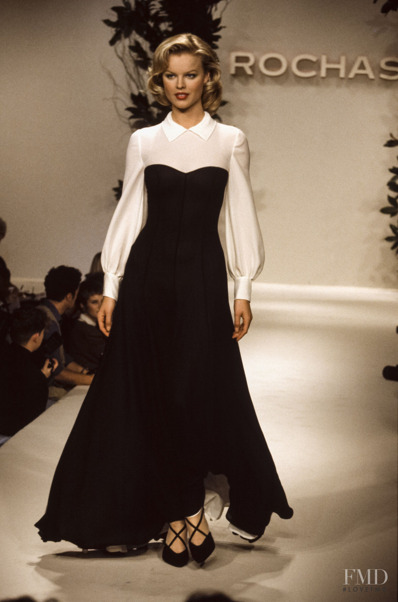Eva Herzigova featured in  the Rochas fashion show for Spring/Summer 1995
