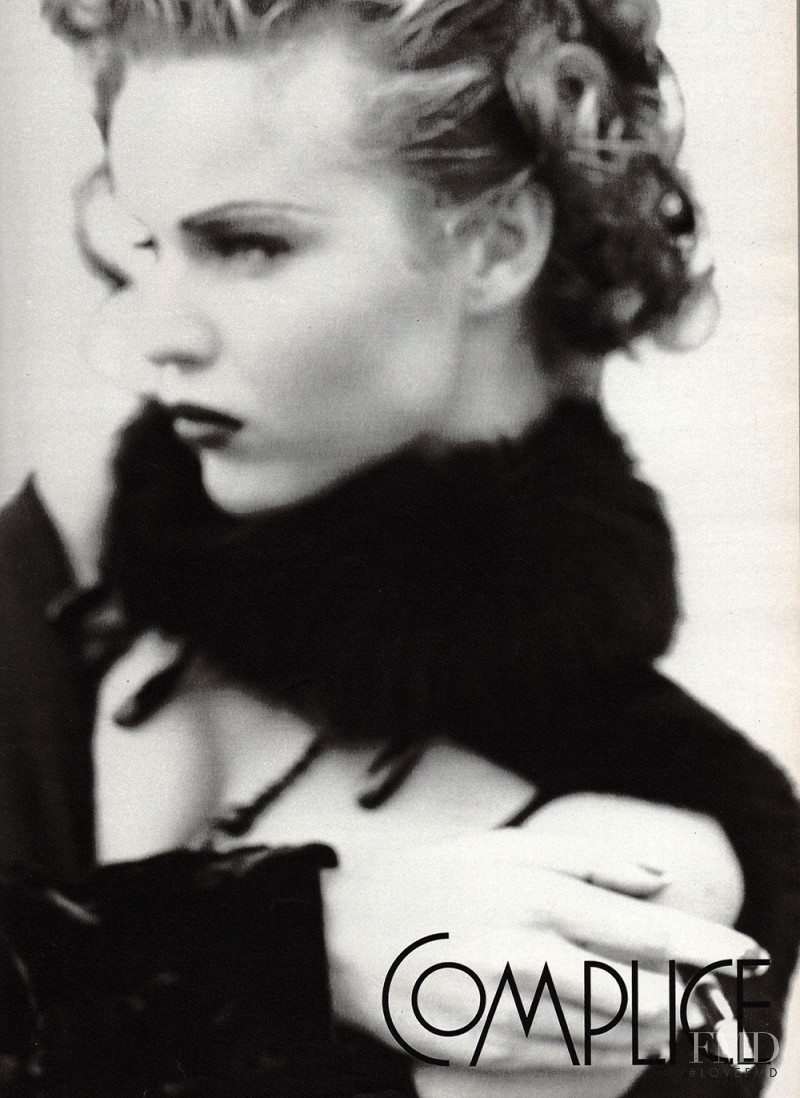 Eva Herzigova featured in  the Complice by Genny advertisement for Autumn/Winter 1991