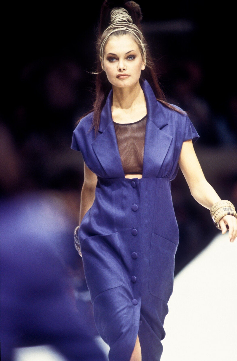 Gretha Cavazzoni featured in  the Fendi fashion show for Spring/Summer 1993