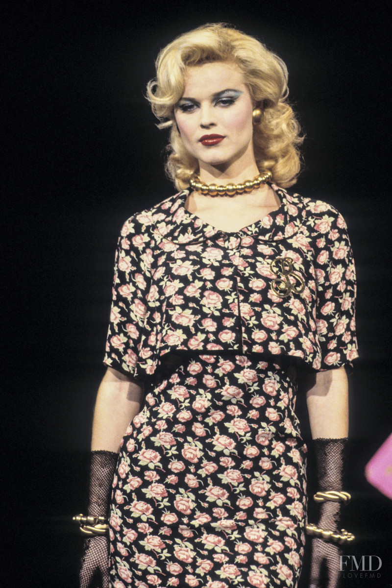 Eva Herzigova featured in  the Betsey Johnson fashion show for Spring/Summer 1996