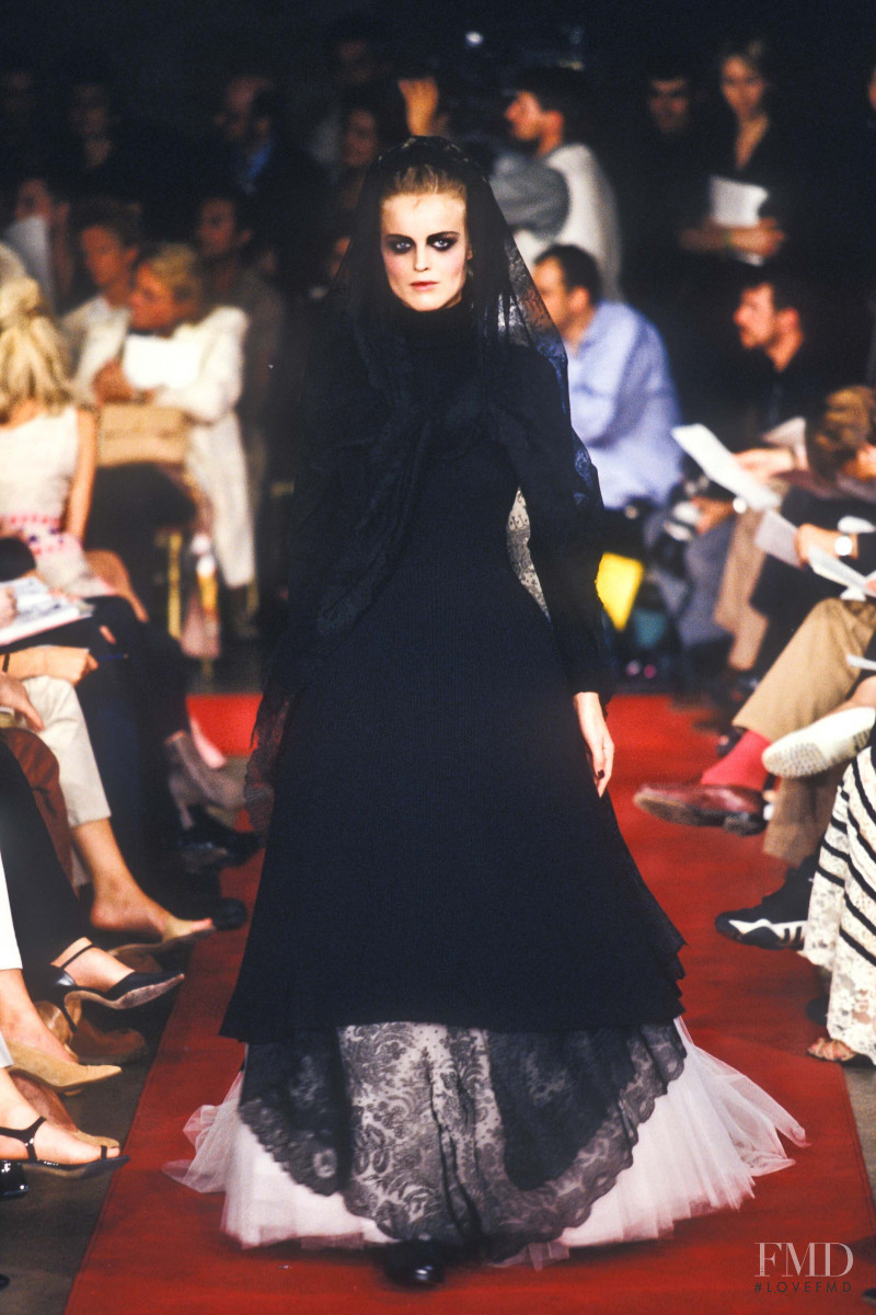Eva Herzigova featured in  the Jean Paul Gaultier Haute Couture fashion show for Autumn/Winter 1997