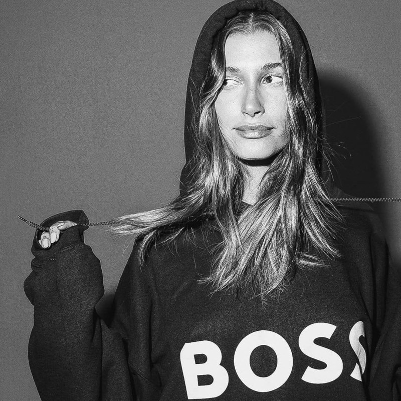 Hailey Baldwin Bieber featured in  the Boss by Hugo Boss advertisement for Spring/Summer 2022
