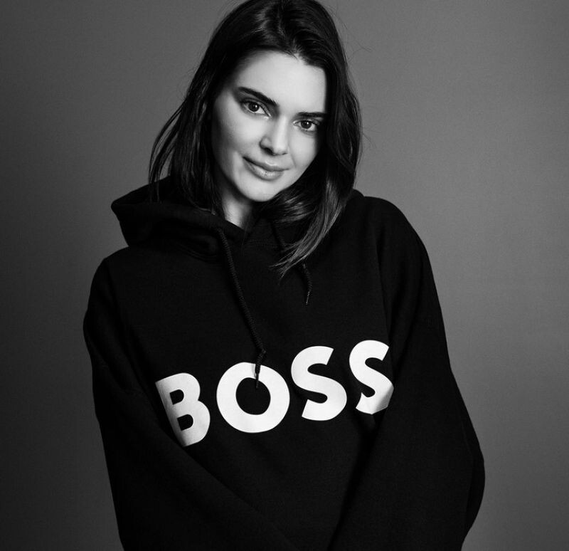 Kendall Jenner featured in  the Boss by Hugo Boss advertisement for Spring/Summer 2022